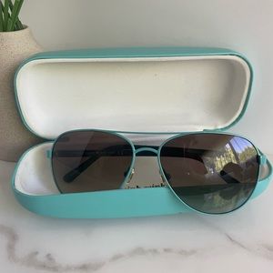 Kate Spade Tiffany blue sunglasses